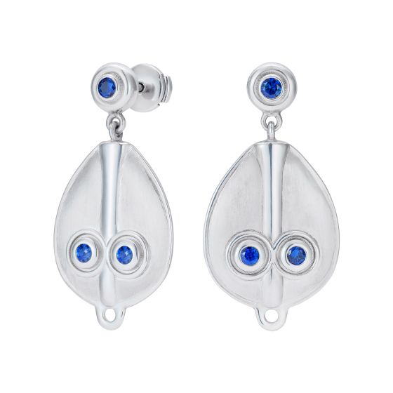 Power of Love Sapphire and Diamond Earrings – Ozwald Boateng X Hirsh 