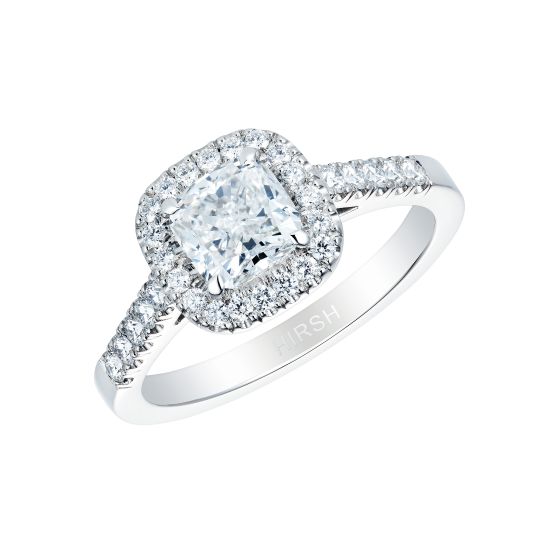 Regal Ring with a Cushion Cut Diamond