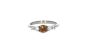 R2067 - CINQ ORANGE DIAMOND AND DIAMOND RING