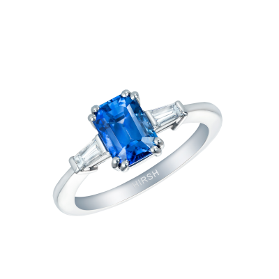 Trio Sapphire and Diamond Ring