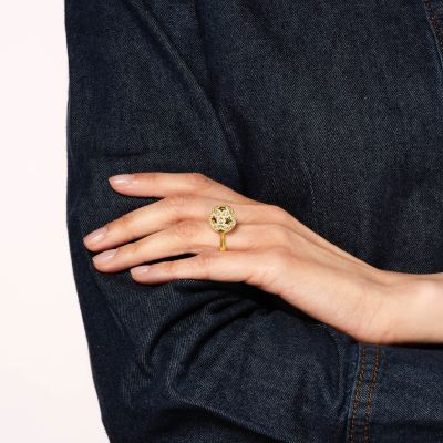 Celestial Orion Diamond and Yellow Gold Ring