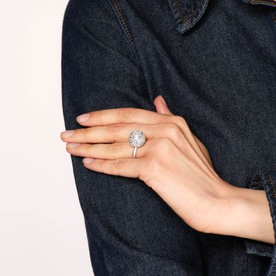 Celestial Pegasus Diamond and White Gold Ring