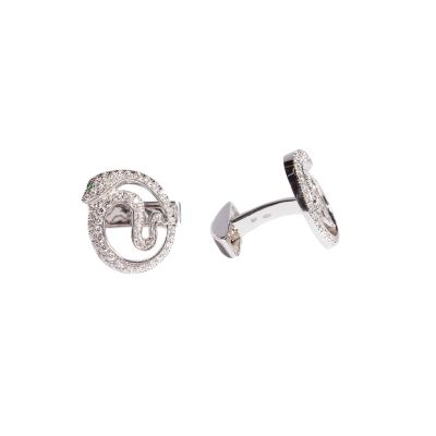 Basilisk Diamond Cufflinks