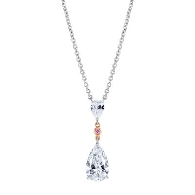 Grafton Diamond and Pink Diamond Pendant