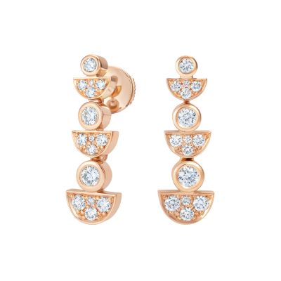Fizz Night Drop Diamond Earrings 
