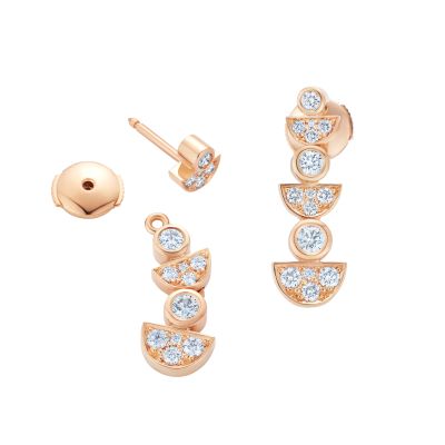Fizz Night Drop Diamond Earrings 