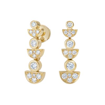 Fizz Night Drop Diamond Earrings 