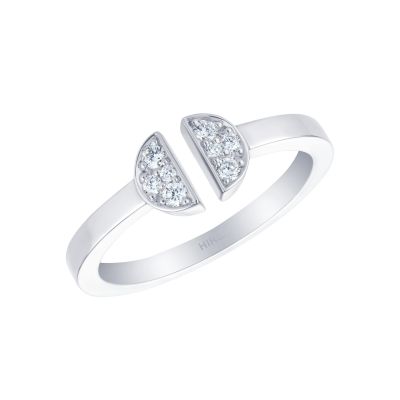 Fizz Single Motif Open Diamond Ring