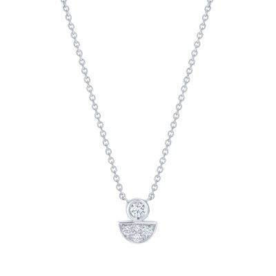 Fizz Single Motif Diamond Pendant 