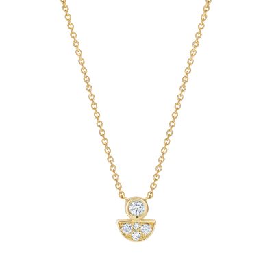 Fizz Single Motif Diamond Pendant 