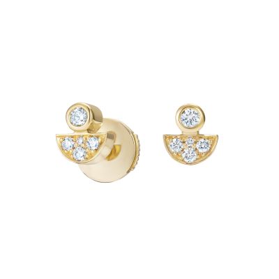 Fizz Day Stud Diamond Earrings 