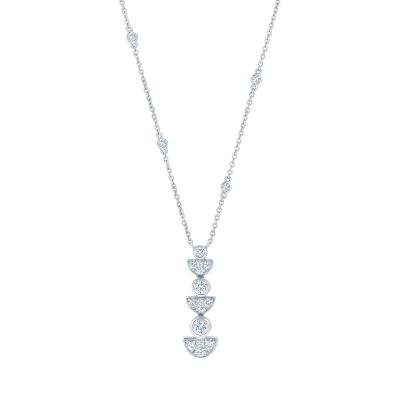 Fizz Triple Drop Diamond Pendant