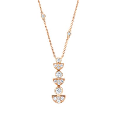 Fizz Triple Drop Diamond Pendant