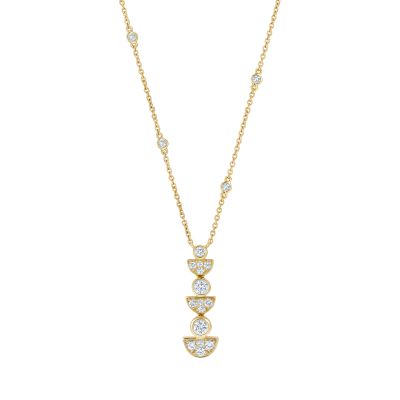 Fizz Triple Drop Diamond Pendant