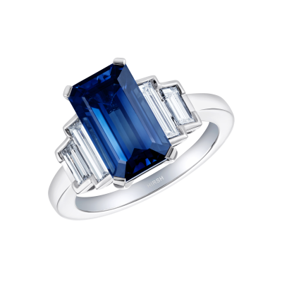 Artemis Sapphire and Diamond Ring