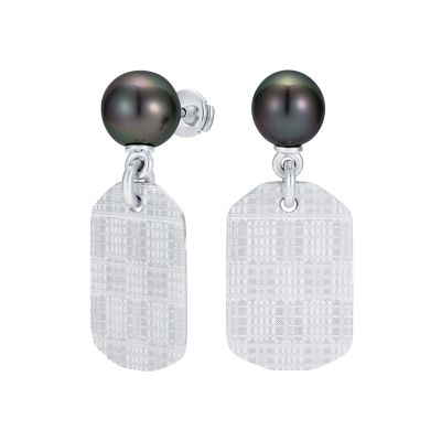 Kente Tahitian Pearl Earrings – Ozwald Boateng X Hirsh 