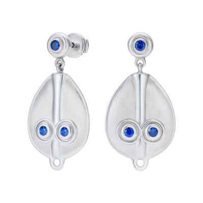 Power of Love Sapphire and Diamond Earrings – Ozwald Boateng X Hirsh 