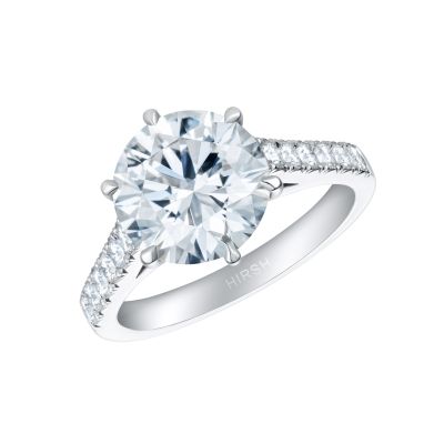 Reflection Round Diamond Ring