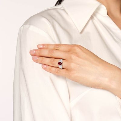 Pegasus Ruby and Diamond Ring 