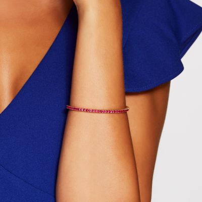 Large Advantage Ruby Bracelet in Rose Gold