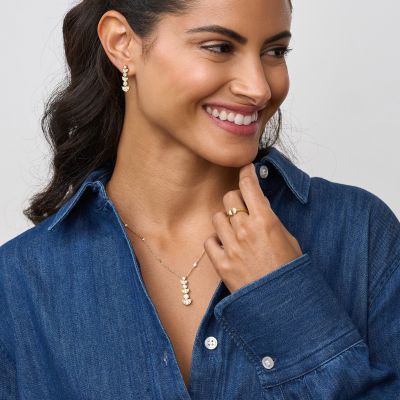 Fizz Night Drop Diamond Earrings 