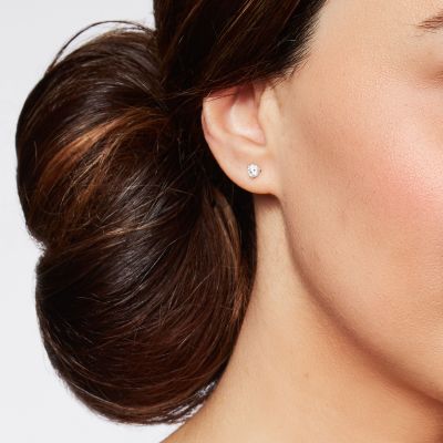Solitaire Diamond Studs