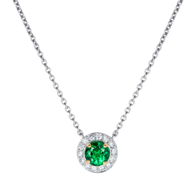 Regal Emerald Pendant 