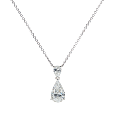 Wallace Pear shape Diamond Pendant
