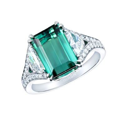 Majestic Tourmaline and Diamond Ring