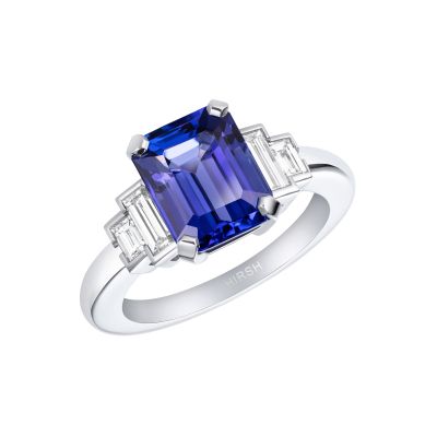 Artemis Tanzanite and Diamond Ring