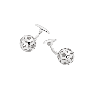 Celestial Cufflinks in White Gold