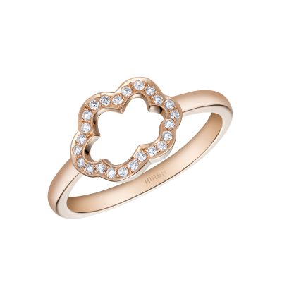 Cloud 9 Rose Gold and Diamond Ring