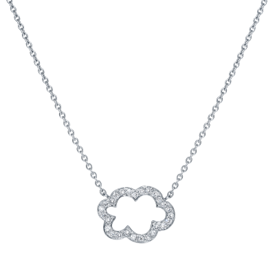 Cloud 9 Platinum and Diamond Pendant