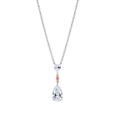 Grafton Diamond and Pink Diamond Pendant