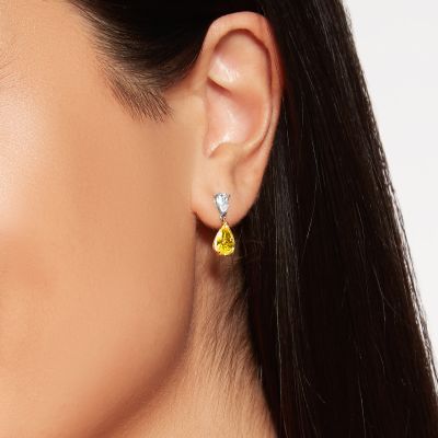 Wallace Yellow Diamond Earrings