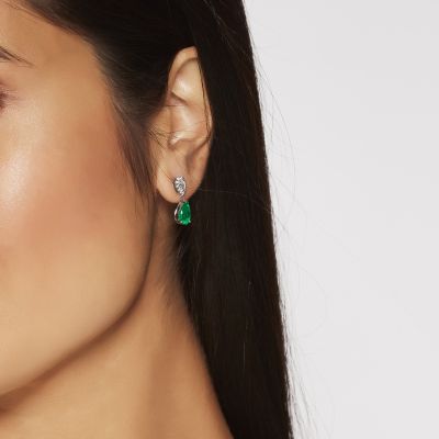 Burlington Emerald and Diamond Earrings