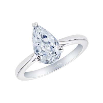 Solitaire Pear Shape Diamond Ring