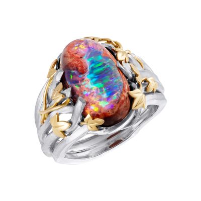 Genesis Boulder Opal Ring 