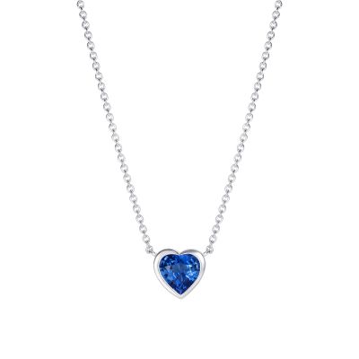 Venus Heart Shape Sapphire Pendant