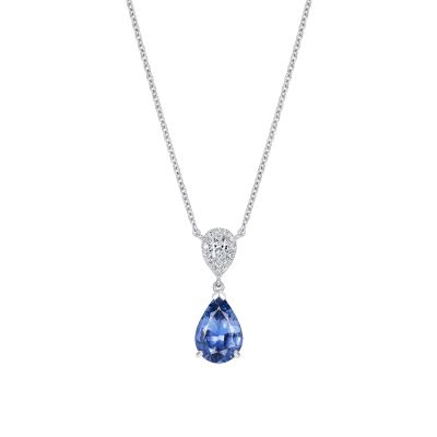 Burlington Sapphire and Diamond Pendant 