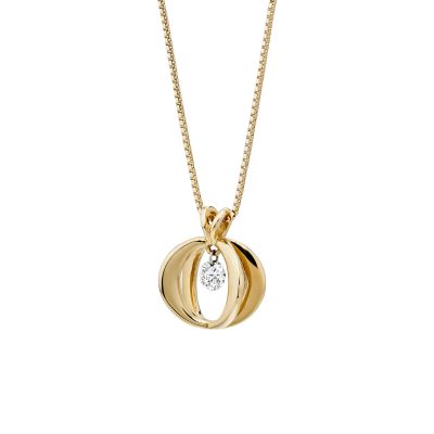 Cinderella Pendant in 18K Rose Gold