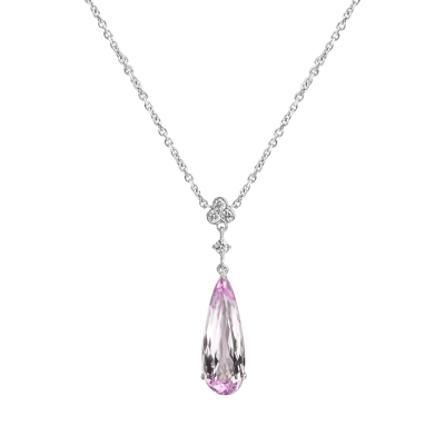 Chatsworth Kunzite And Diamond Pendant