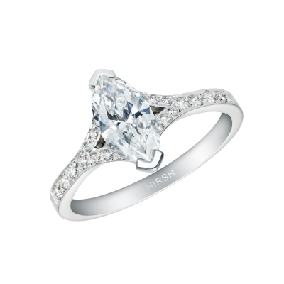 Bridge Marquise Diamond Ring