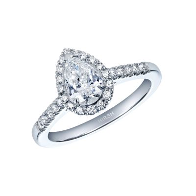 Regal Pear Shape Diamond Ring 