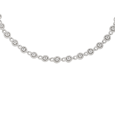 Round Diamond Regal Necklace