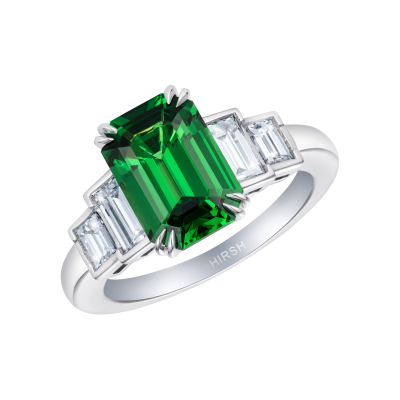 Artemis Tsavorite Garnet and Diamond Ring