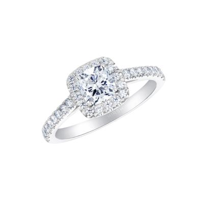 Regal Cushion Cut Diamond Ring