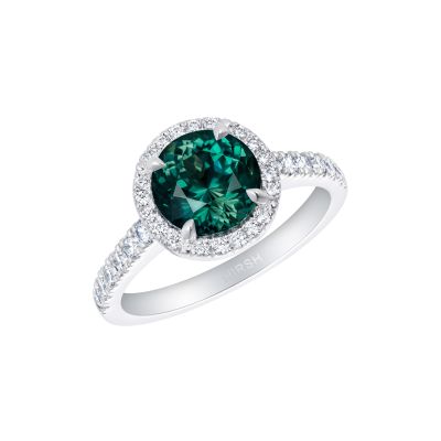 Regal Teal Sapphire Ring