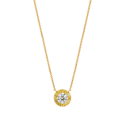 Regal Yellow Diamond Pendant