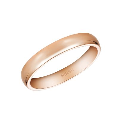 Rose Gold Wedding Band 4mm 